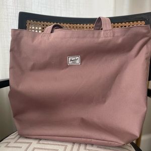 Only used once! Pink Herschel tote